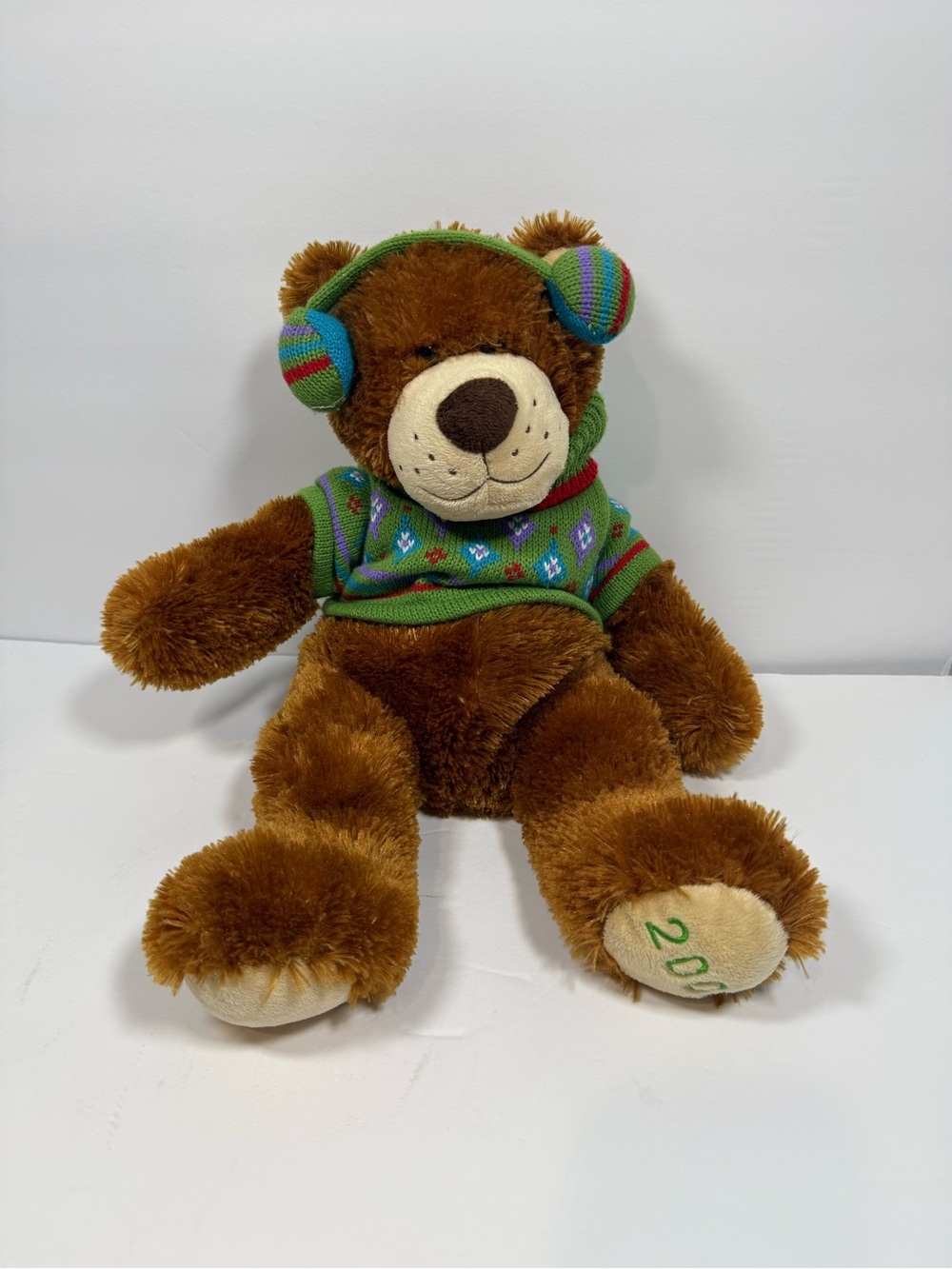Vintage 2009 Christmas Mary Meyer Teddy Bear – Brown